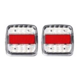 2 x Semnal luminos remorca ,Lumini de frana stanga dreapta Bus Van 26 LED 12v