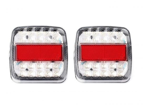 2 x Semnal luminos remorca ,Lumini de frana stanga dreapta Bus Van 26 LED 12v