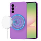 Husa silicon Samsung Galaxy A56 5G Techsuit SoftFlex MagSafe, mov