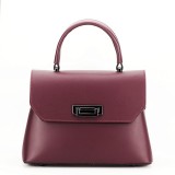 Cumpara ieftin Geanta din piele naturala Alicia 123, Bordo inchis