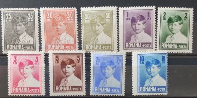 Romania 1928 - Mihai l,format mare ,fara filigran foto
