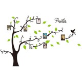 Sticker Decoare Pereti cu Fotografii si Amintiri, Copac cu 7 Rame Foto Mari pentru 120 cm x 100 cm, CBD CORAL BEST DEALS Gri 60 cm 90 cm 60 cm Gri 1 S