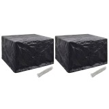 Gossi huse mobilier gradina, 2 buc., 135 x 135 x 90 cm, 8 ocheti
