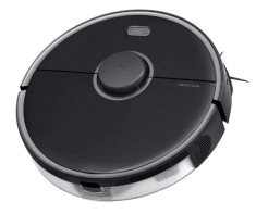 Robot De Aspirare Roborock Cleaner S5 MAX 58W WiFi Aspirator Si Mop Navigare LiDar Setare Bariere Virtuale Negru S5E02-00 BLACK foto