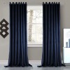 Draperie din catifea cu inele albe, Madison, 150x260 cm, densitate 700 g/ml, Albastru, 1 buc