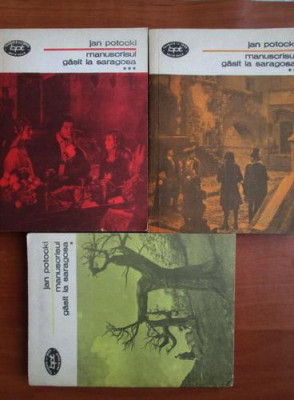 Jan Potocki - Manuscrisul gasit la Saragosa 3 volume (1989) foto