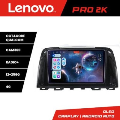 Navigatie Mazda 6 2013-2017 Lenovo Kit-223 8 core QLED 2K 12+256 360 Android Waze USB Navigatie Internet Youtube Radio CarStore Technology foto