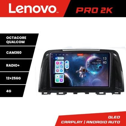 Navigatie Mazda 6 2013-2017 Lenovo Kit-223 8 core QLED 2K 12+256 360 Android Waze USB Navigatie Internet Youtube Radio CarStore Technology