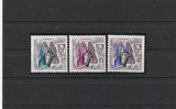 Malta 1966 - Craciun , serie 3 valori dantelate , MNH , Mi.347-349