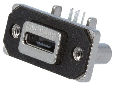 Conector USB AB micro THT 90&amp;deg; IP67 foto
