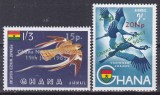 DB1 Ghana 1959 Supratipar Valori Noi PA 1965 2 v. MNH, Nestampilat