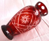VAZA CRISTAL COLORAT RUBIN