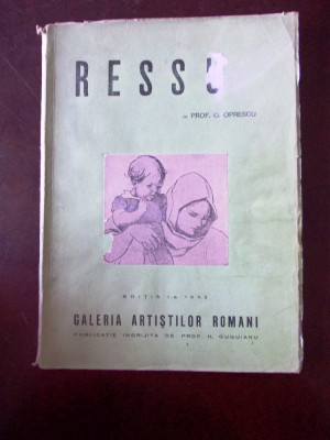Camil Ressu- Album, text de Prof. G. Oprescu - Bucuresti,1942, prima editie,5d foto