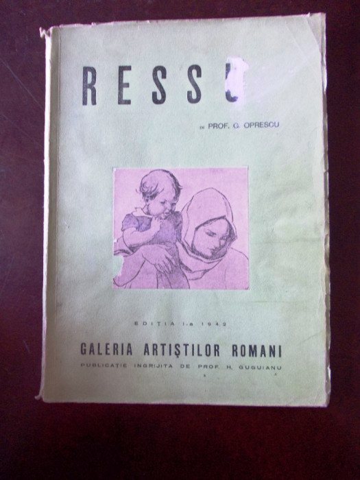 Camil Ressu- Album, text de Prof. G. Oprescu - Bucuresti,1942, prima editie,5d