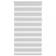 vidaXL Jaluzea tip zebra gri deschis lățime țesătură 85,9 cm poliester