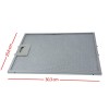 Filtru antigrăsime hotă Beko 30,3 x 25,6 x 8 mm
