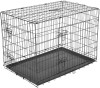 Cusca Transport Caini Pliabila, Marimea L, 92x57x63cm, Metalica, 2 Usi, Podea Detasabila