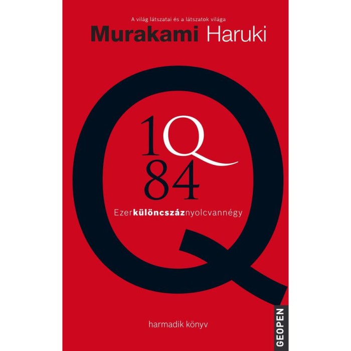 1Q84 - harmadik k&ouml;nyv - Ezerk&uuml;l&ouml;ncsz&aacute;znyolcvann&eacute;gy - Murakami Haruki