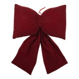 Cumpara ieftin Fundita Craciun textil rosu 28x10x40 cm