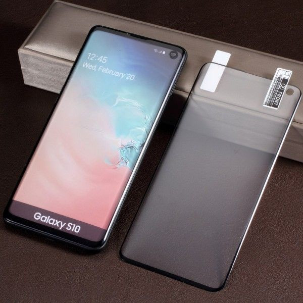 Folie Samsung Galaxy S10 Protectie Display Acoperire Completa Neagra