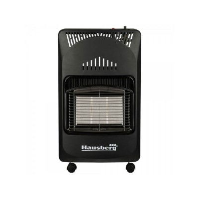 Soba pe gaz GPL Hausberg HB 1010, aprindere piezo-electrica, 4.2kW, Negru foto