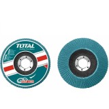 TOTAL - DISC ABRAZIV CU ZIRCONIU 115MMX22MM , P80 PowerTool TopQuality