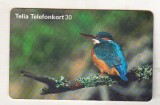bnk card Cartele telefonice - Suedia - fauna - pasari