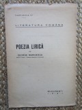POEZIA LIRICA - GEORGE MARINESCU