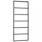 Cumpara ieftin Usa glisanta, negru, 76x205 cm, sticla ESG si aluminiu
