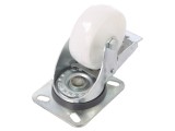 ELESA+GANTER Roata transport 80mm 30mm Cu placă Tehnopolimer 152kg Torsională cu blocare