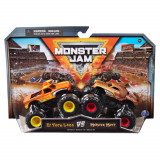 Set 2 masini, Monster Jam, El Toro Loco Vs Monster Mutt, 1:64, 20144307