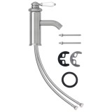 Cumpara ieftin Robinet chiuveta de baie, argintiu, 130x180 mm