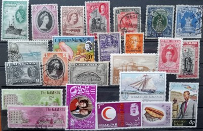 COLONII- BRITANICE-&amp;#039;&amp;#039;LOT 25 Val diferite div tari&amp;#039;&amp;#039;--Stampil,MH,NESTAMPIL.-VEZI SCAN foto