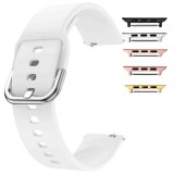 Cumpara ieftin Curea din silicon compatibila cu Apple Watch 9|8|7|6|5|4|3|2|1 Series, 49mm|45mm|44mm|42mm, Daisy White