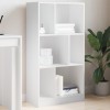 VidaXL Bibliotecă, alb, 57x28,5x107,5 cm, lemn prelucrat 848003