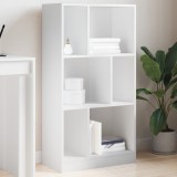 VidaXL Bibliotecă, alb, 57x28,5x107,5 cm, lemn prelucrat 848003