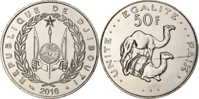 Djibouti 2016 - 50 francs UNC foto