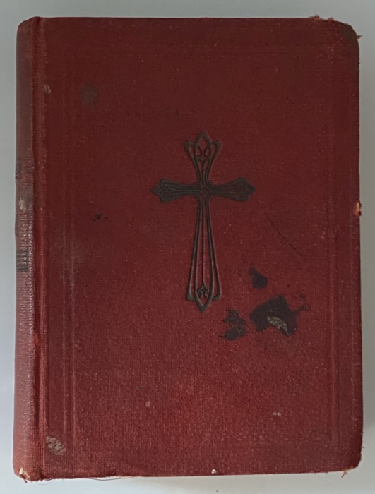 Carte religioasa veche limba greaca rugaciuni 1911