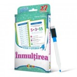 27 de cartonase. Scrie si sterge. Inmultirea
