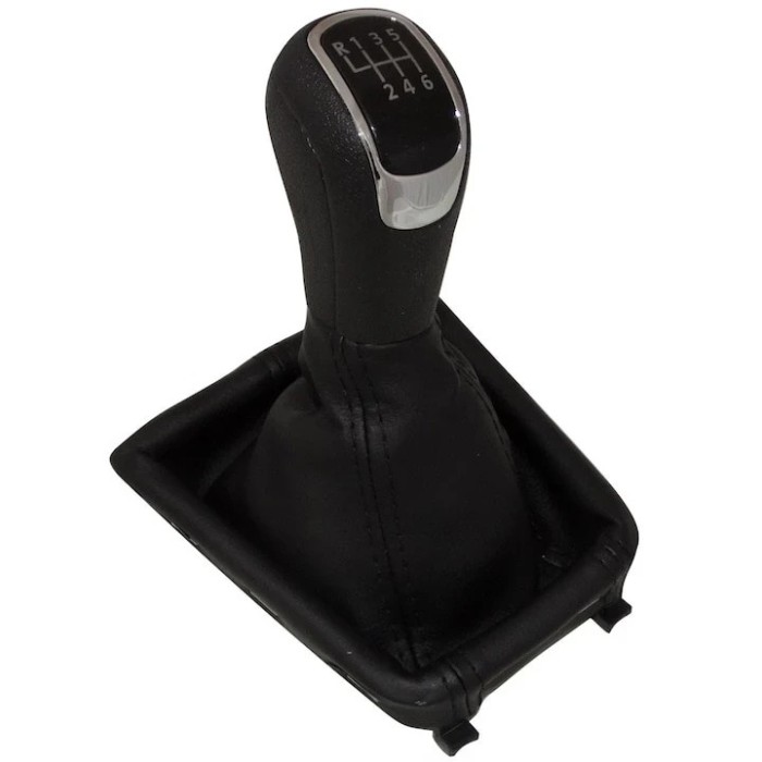 Nuca schimbator viteze cu manson AERZETIX, piele sintetica, cu un cadru, compatibil Skoda Superb II, Yeti,, 6