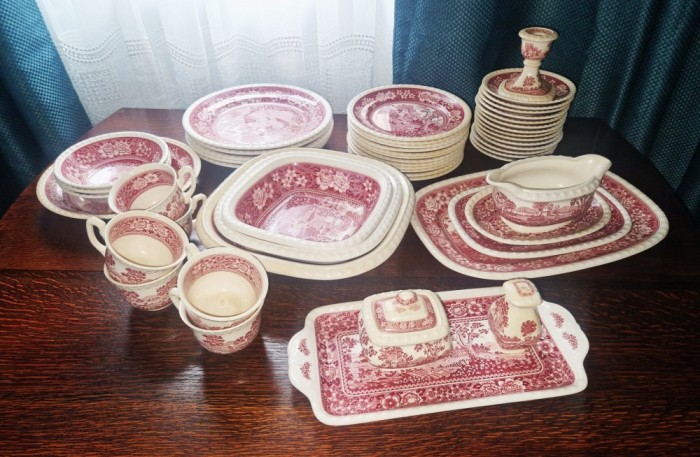 set serviciu de masa VILLEROY &amp; BOCH Rusticana 51 de pise fara defecte model consacrat anii &#039;60