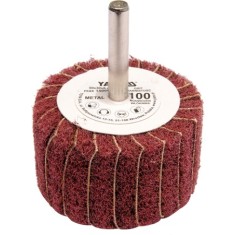 Perie abraziva circular cu tija 50x30x6 mm granulatie 60 YATO