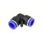 Conector furtun pneumatic PU/PE, tip L, 4mm, GEKO G03030