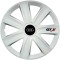 Set 4 Capace Roti GTX Alb R16, Compatibil Cu Audi