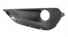 Grila bara Peugeot 208, 2015-, fata, Stanga, cu ornament cromat; cu gaura proiector; lateral