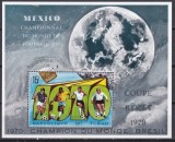 DB1 Fotbal CM Mexic 1970 Cupa Jules Rimet Intelsat Ciad SS MNH
