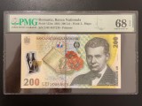Romania 200 lei 2023 pick 122m grad 68 pmg