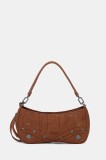 Desigual poșetă EMBRO PATCH ALSACIA C culoarea maro, 25WAXPA7