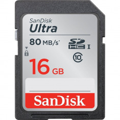 Card Memorie Ultra SDHC 16GB 80MB/s Clasa 10 UHS-I foto