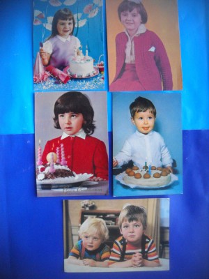 HOPCT LOT NR 986 COPII -5 CARTI POSTALE-NECIRCULATE foto
